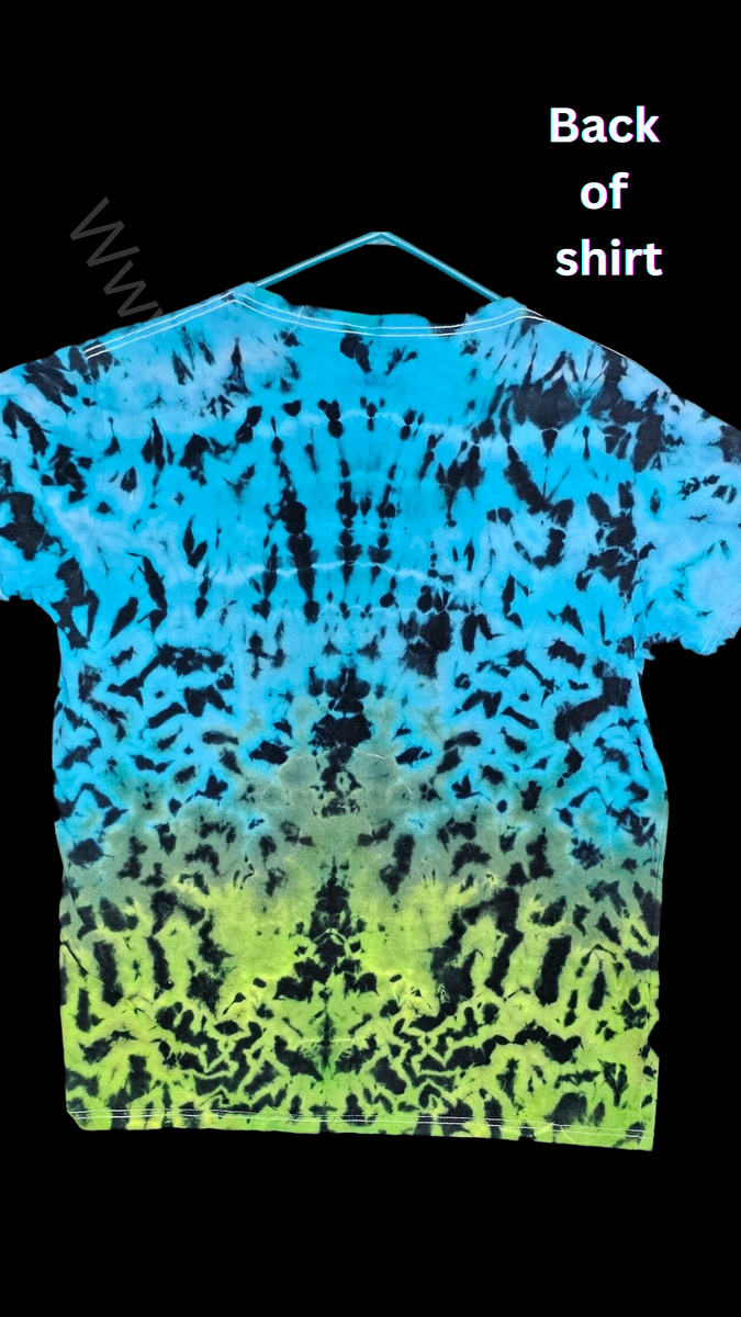 Liquid Blue Sea Turtles Tie-Dye T-Shirt - 3XL