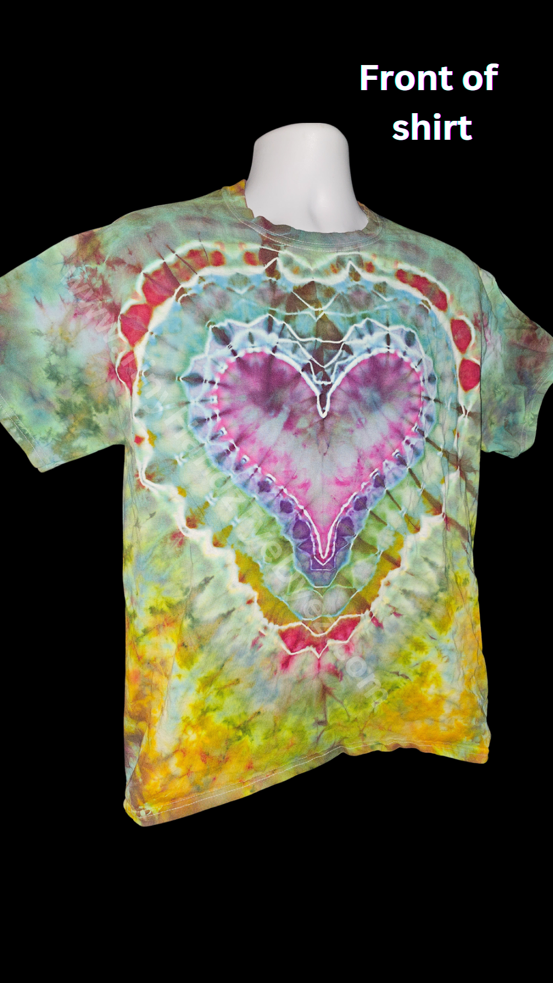 Lace Heart Ice Dye