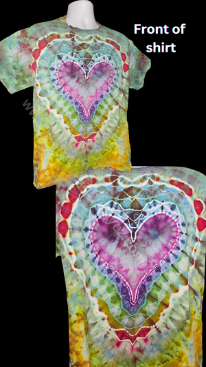 Lace Heart Ice Dye