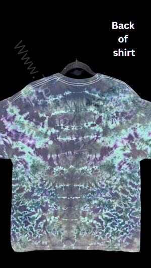 Prismatic Horned Skull Tie dyed Tshirt