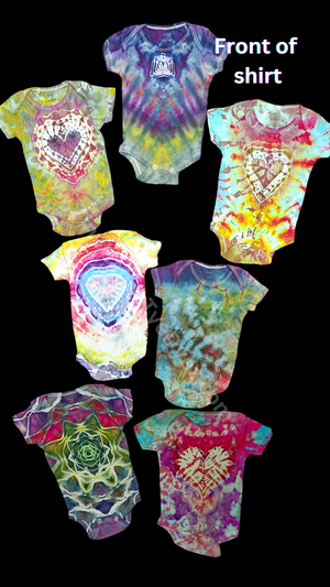 Baby Ice-Dye Heart