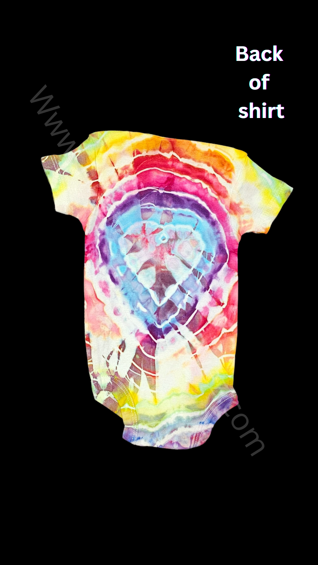 Baby Ice-Dye Heart