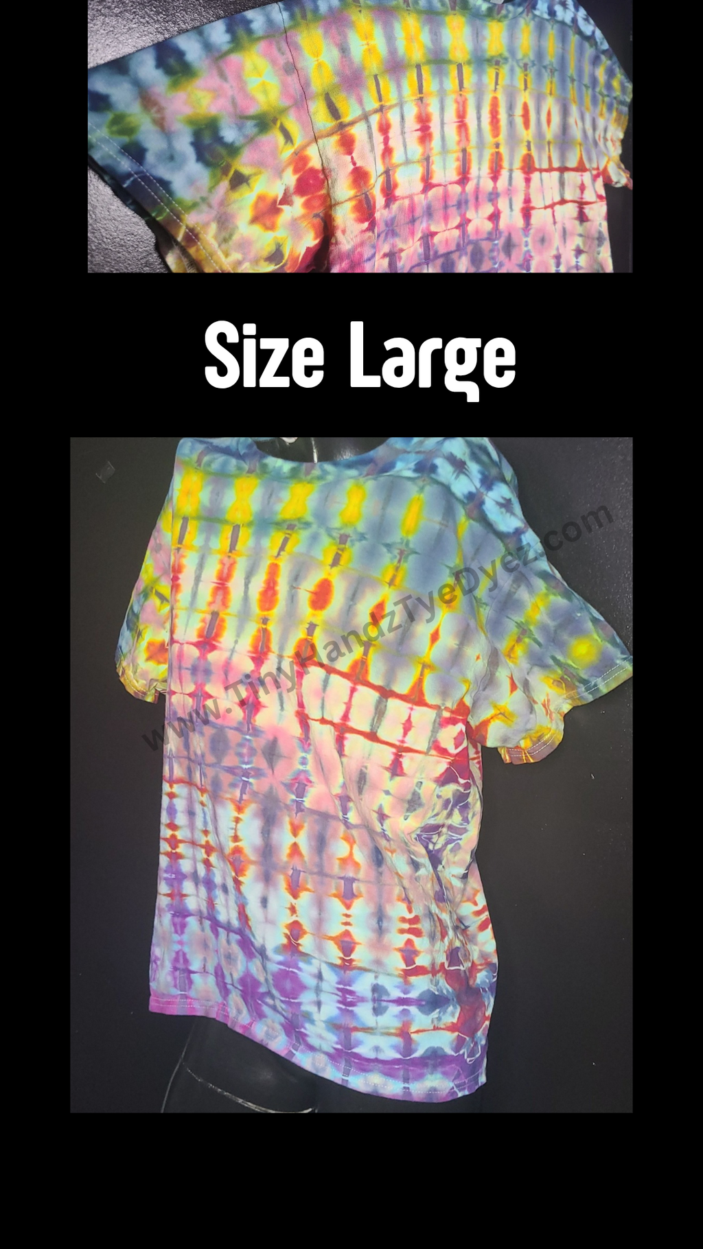 Hippie plaid Ice Dye