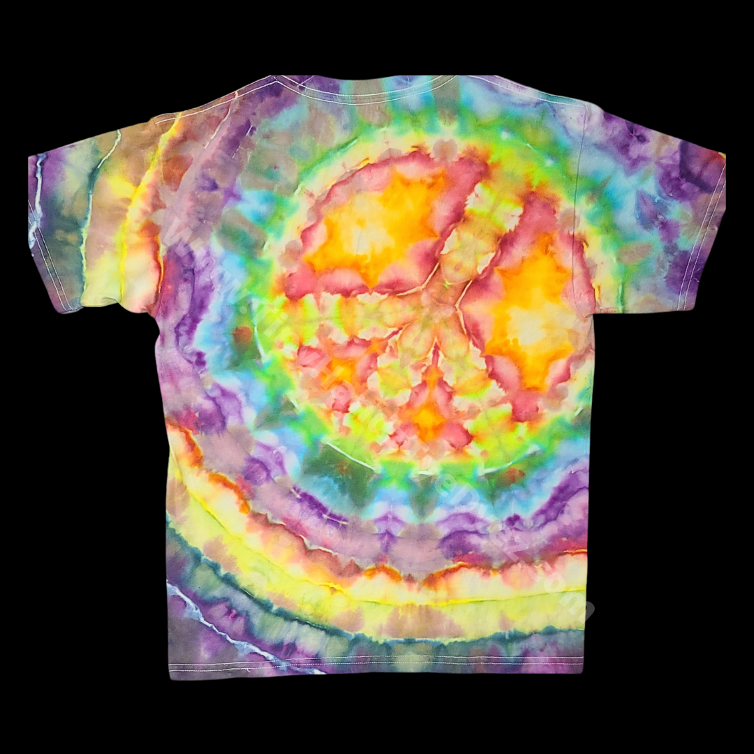 Give Peace a Chance Youth Ice Dyed Tshirt