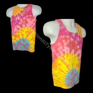 Sweeping sunrise Tie dyed tank top