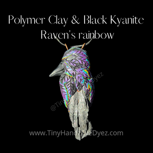 Black Kyanite Raven's Rainbow