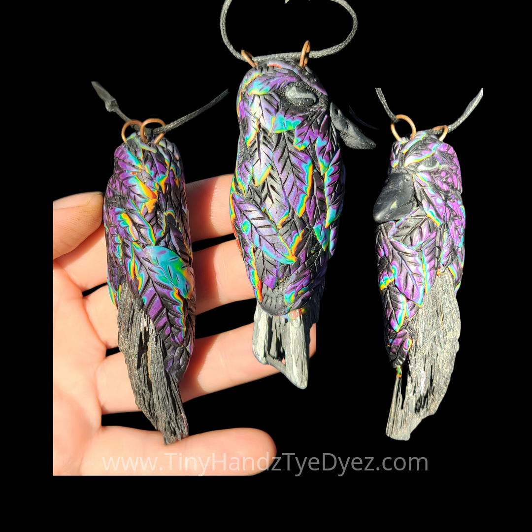 Black Kyanite Raven's Rainbow