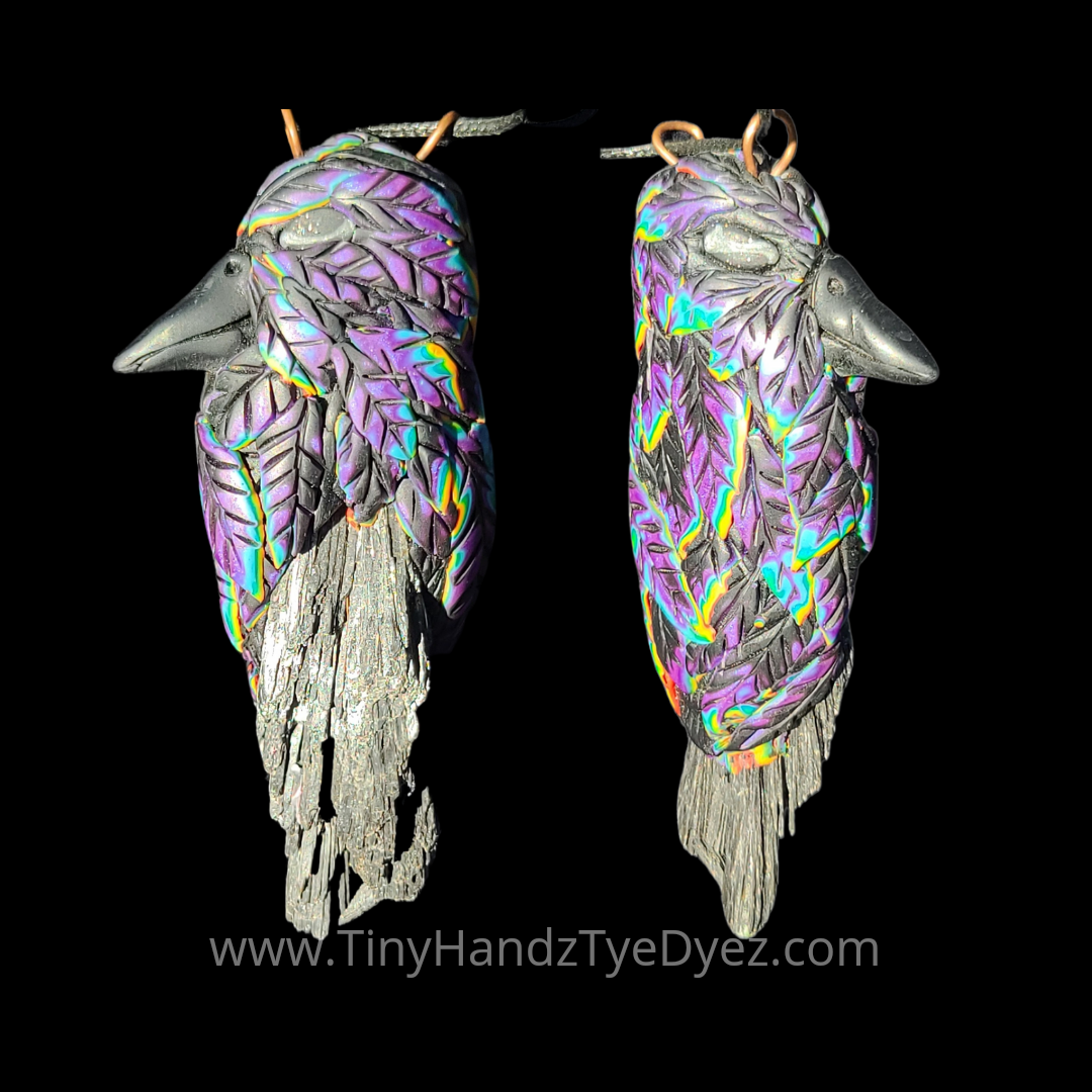 Black Kyanite Raven's Rainbow