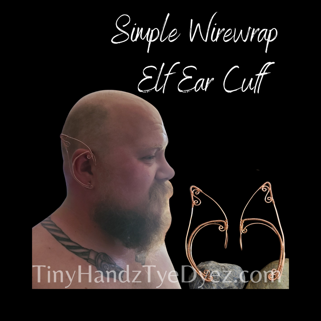 Copper Elf ear cuffs- Simplistic Large