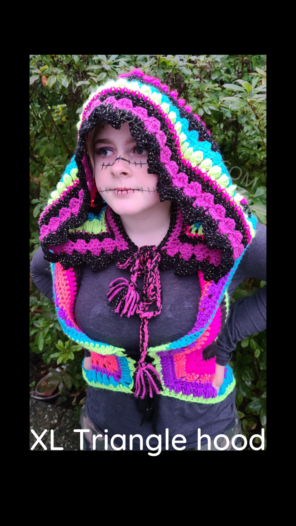 Crochet Triangle Hood