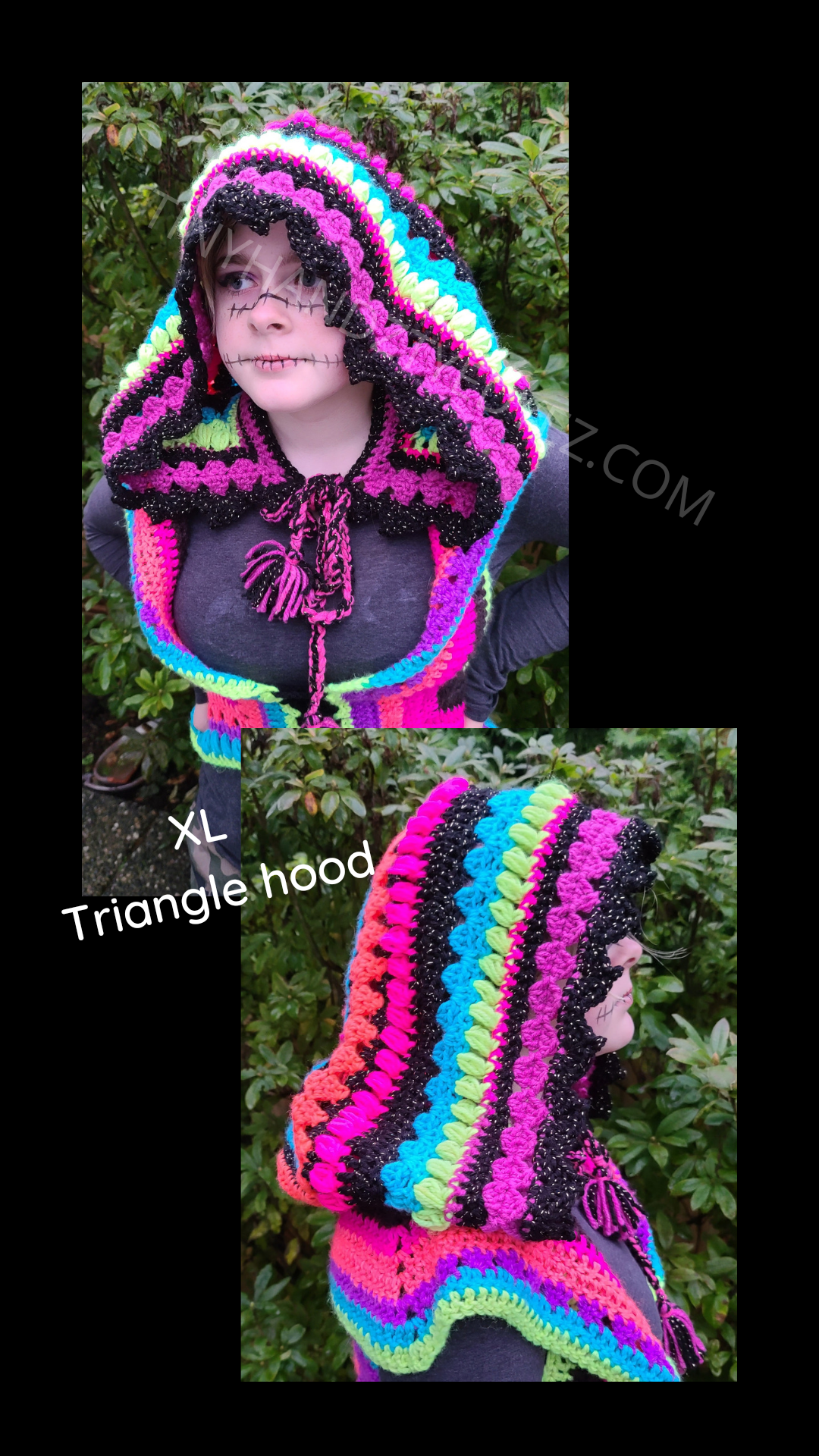 Crochet Triangle Hood