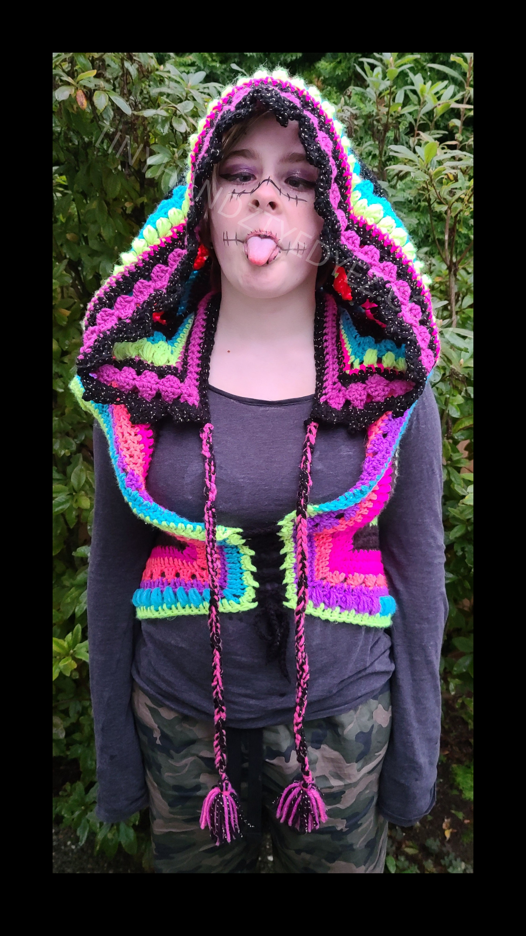 Crochet Triangle Hood