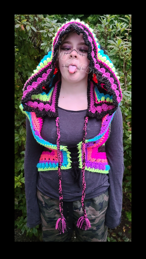 Crochet Triangle Hood