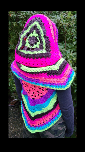 Crochet Triangle Hood