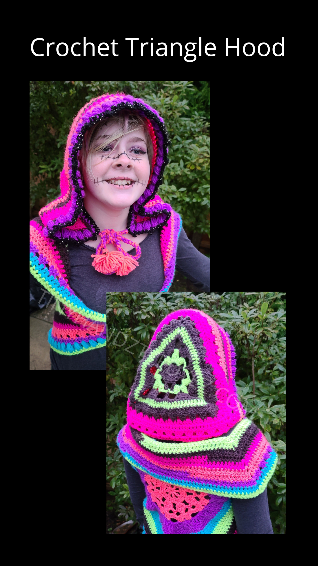 Crochet Triangle Hood