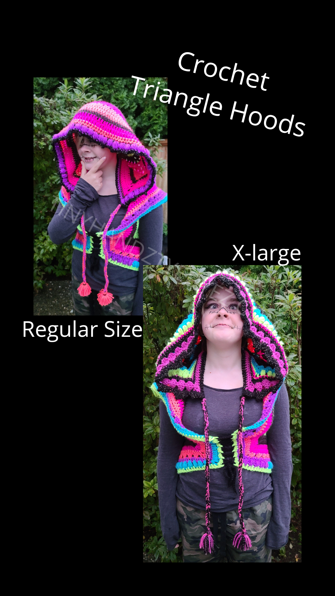 Crochet Triangle Hood