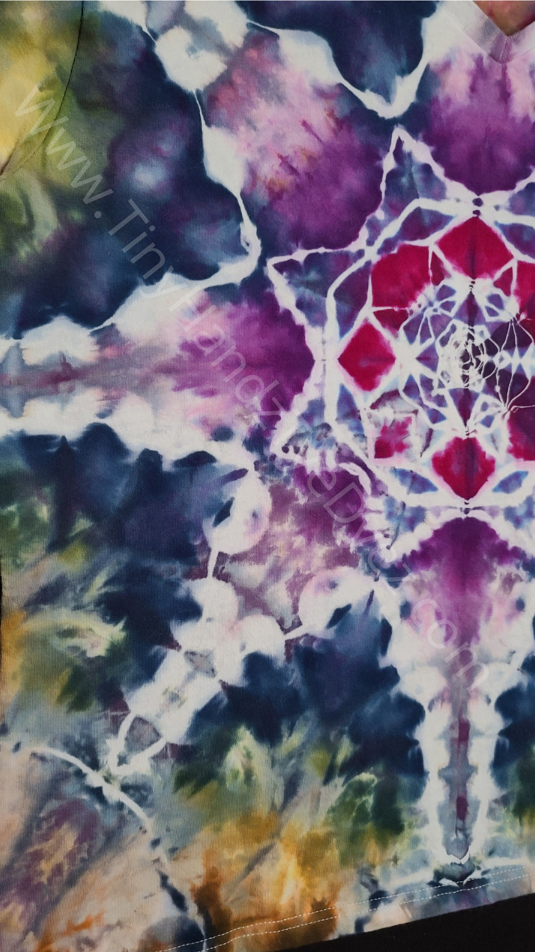 Ice Dyed Mandala Starburst