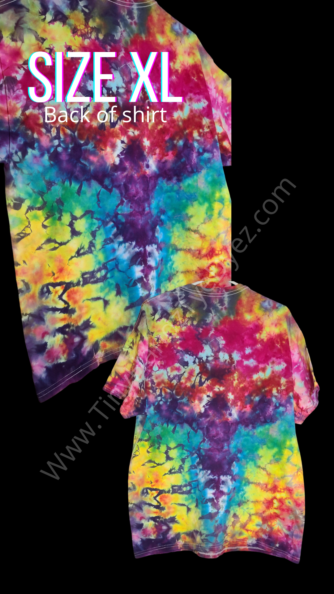 Rainbow Scrunch Ice Dye