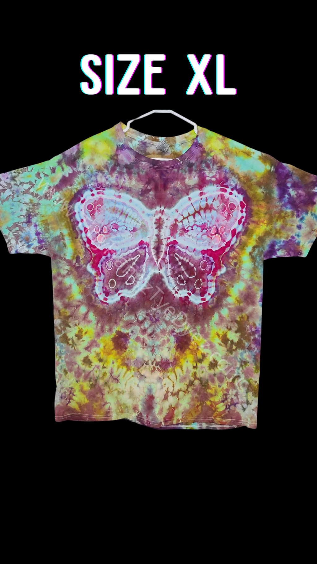 Butterfly ice dyed Tshirt