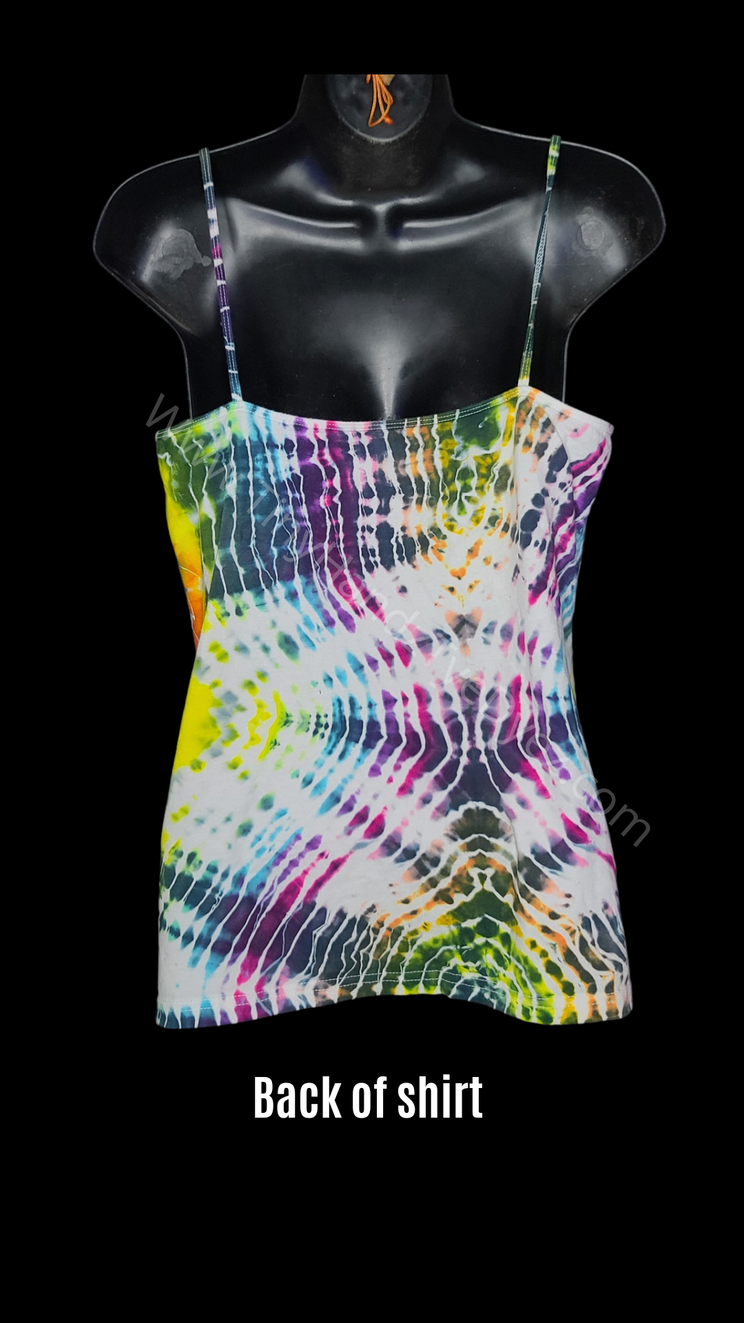 Mandala Magic/ Sacred Geometry Tie Dye tank top