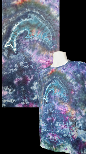 Dolphin Ice Dye Tshirt