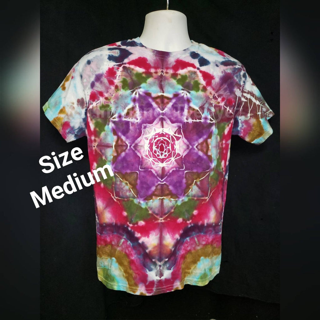 Mandala Magic/ Sacred Geometry Tie Dye Tshirt