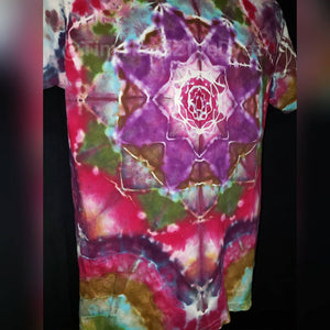 Mandala Magic/ Sacred Geometry Tie Dye Tshirt