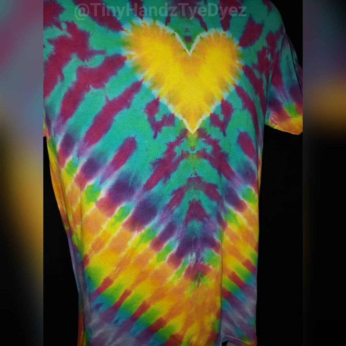 Heart Crest Tie dye