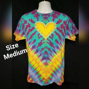 Heart Crest Tie dye