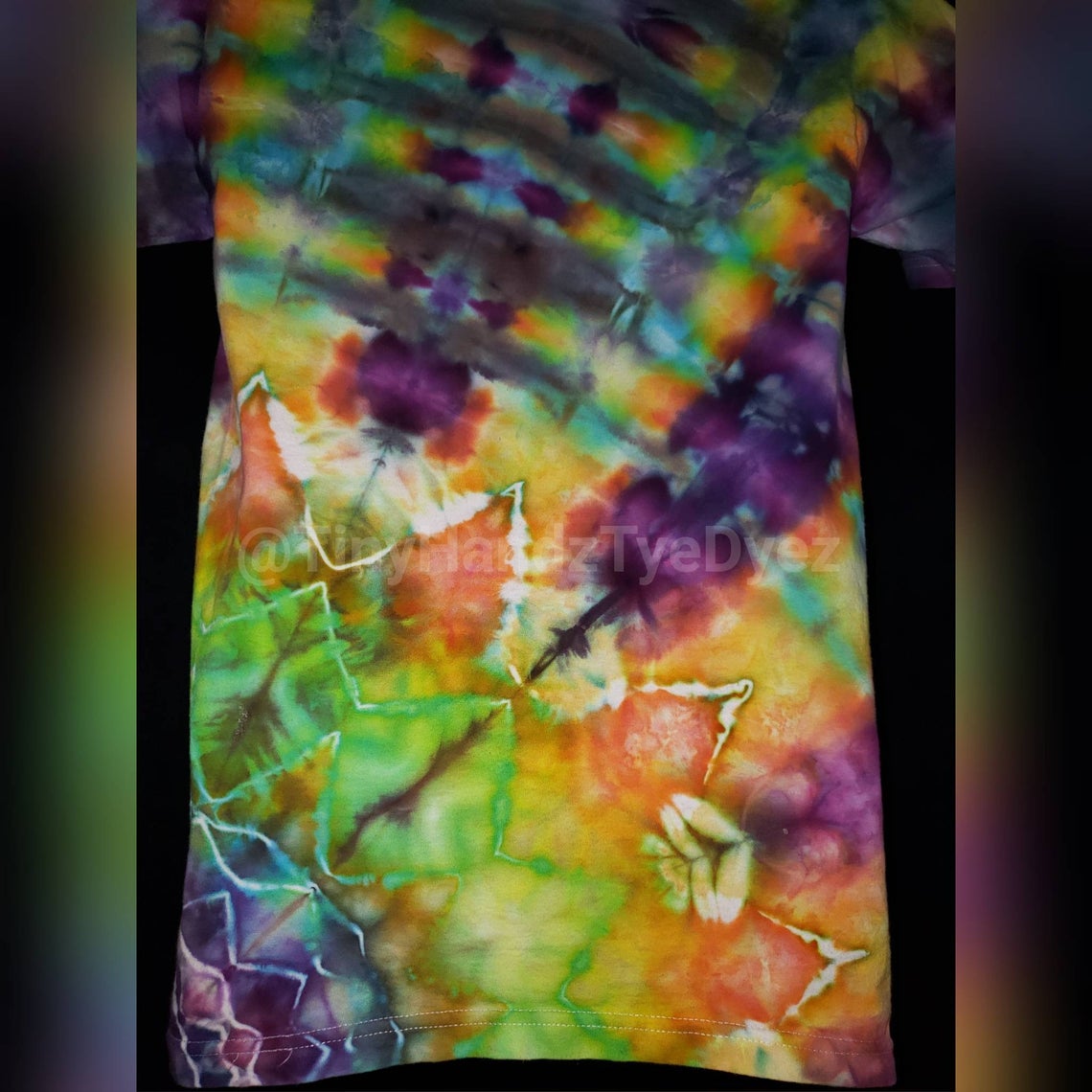 Sunrise mandala Ice dye