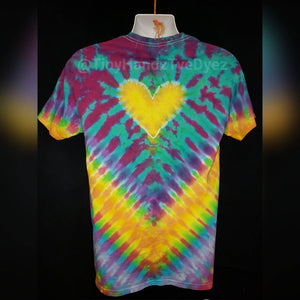 Heart Crest Tie dye