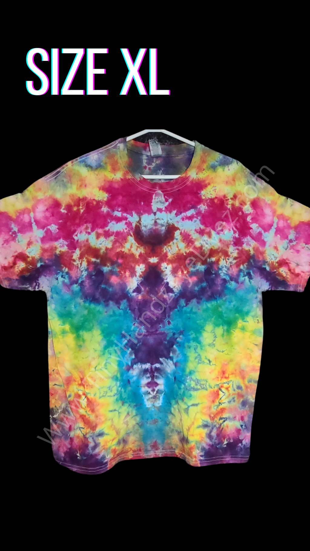 Rainbow Scrunch Ice Dye