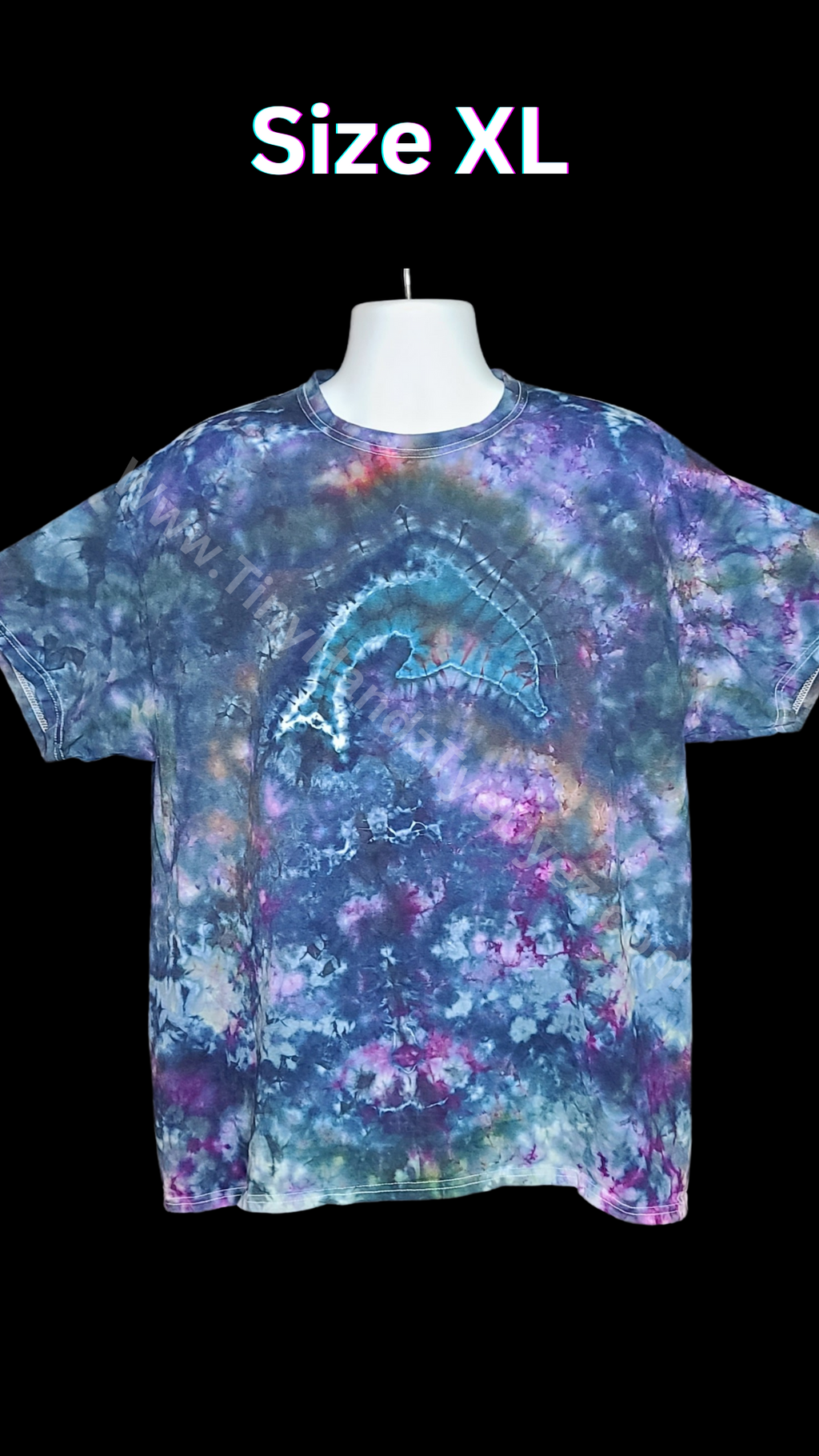 Dolphin Ice Dye Tshirt